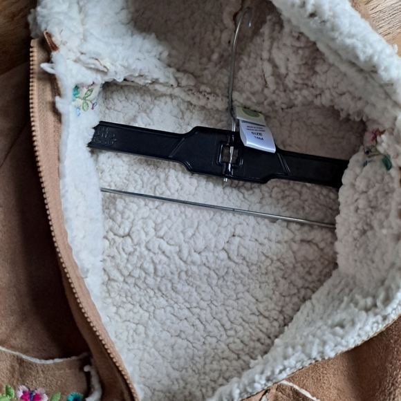 Little Me Faux Suede Boho Jacket - Picture 4 of 6